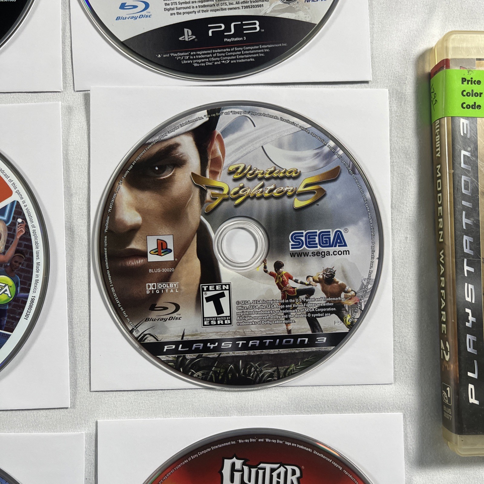 PlayStation 3 Game Lot of 10 PS3 Disc Only Various Titles Tested Working Clean