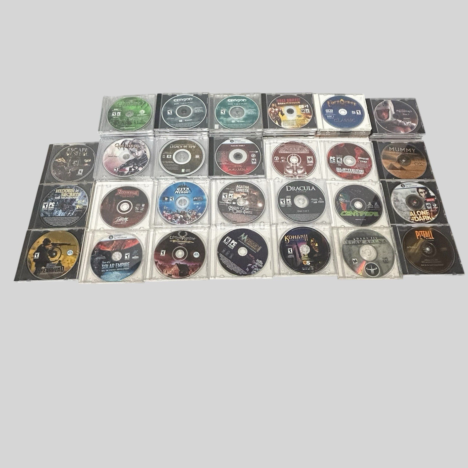 PC Game Lot 56 Disc 27 Various Games Discs Only Untested