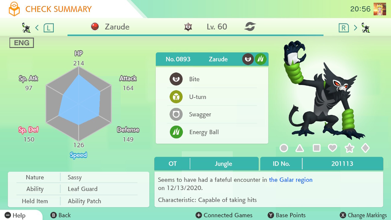 ZARUDE & DADA ZARUDE 🍃 EVENT EXCLUSIVE UNTOUCHED Pokemon Scarlet Violet & more!