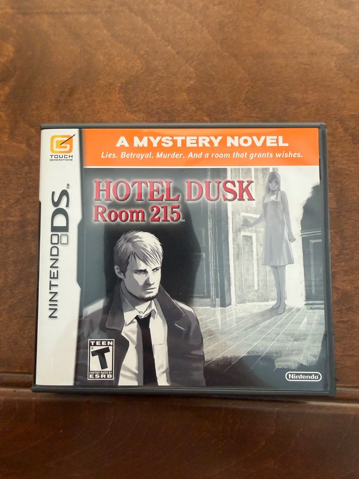 Nintendo DS Hotel Dusk: Room 215 Complete In Box CIB w/ Manuals Authentic