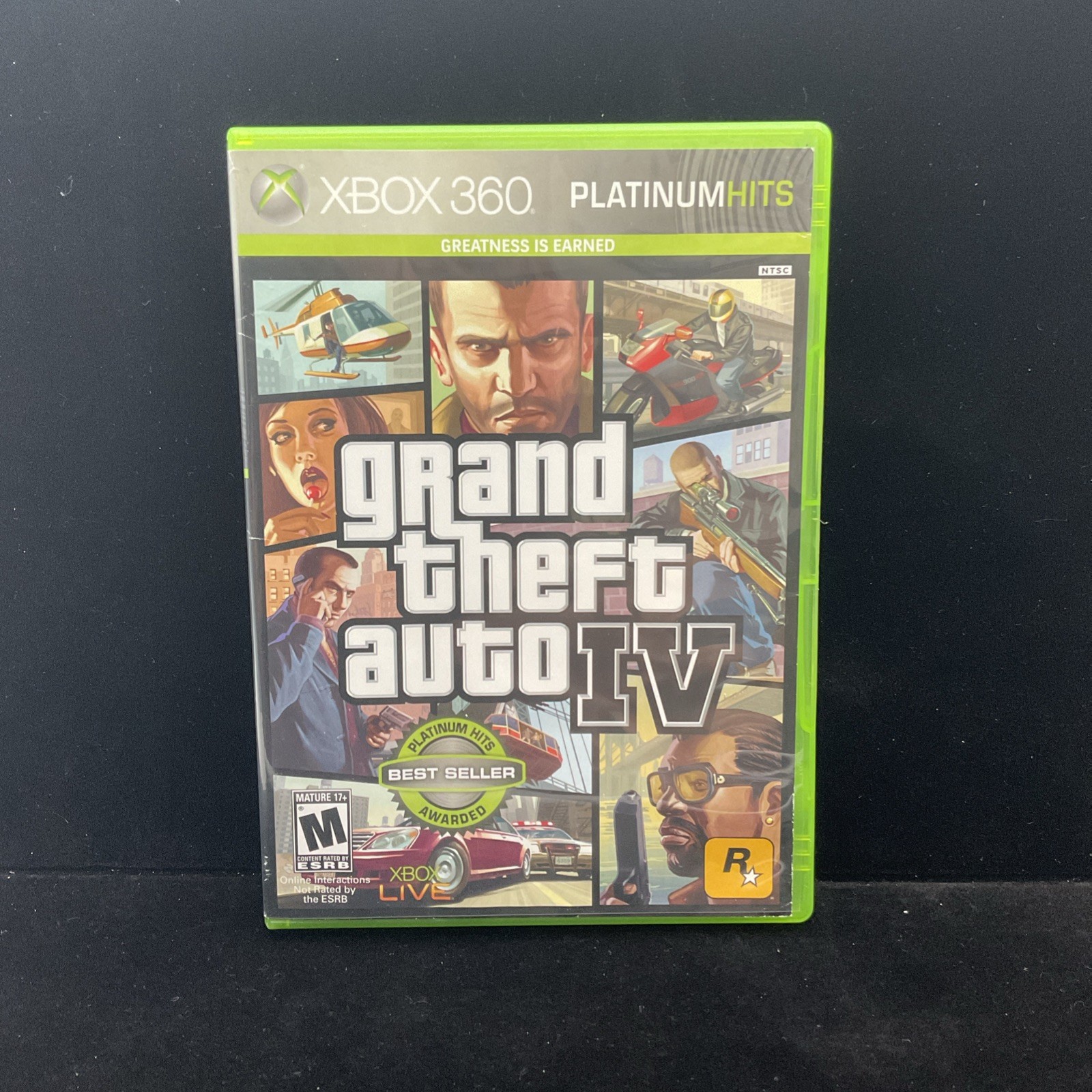 Grand Theft Auto IV (Xbox 360) Tested & Working Clean 1 YR Warranty Refurbished