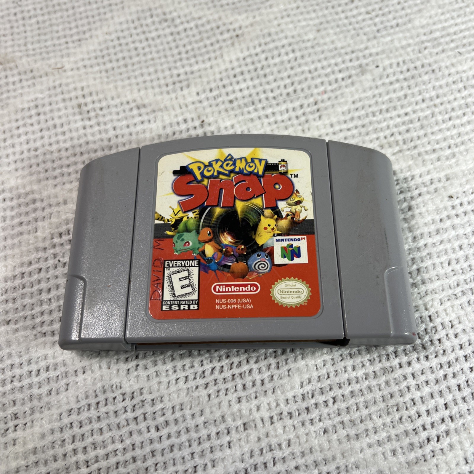 Nintendo Pokémon Snap Nintendo 64 N64 Game Pak Cartridge NTSC-U/C US/Canada