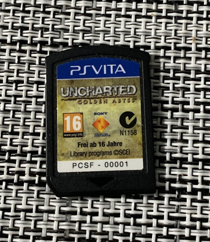 Uncharted Golden Abyss Cartridge Only, Region Free PS Vita No Case