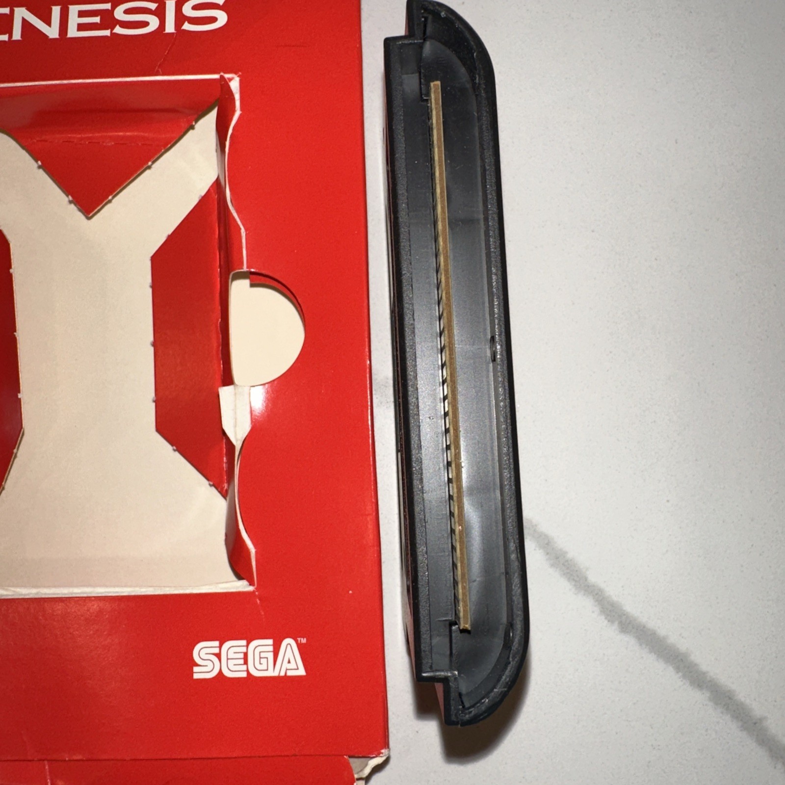 1995 Sega Genesis STAR TREK DEEP SPACE NINE BOX, Cartridge, Poster, & Reg Card