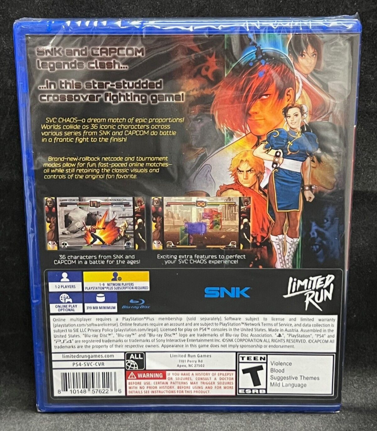 SNK Vs Capcom SVC Chaos (PS4 / PlayStation 4) BRAND NEW