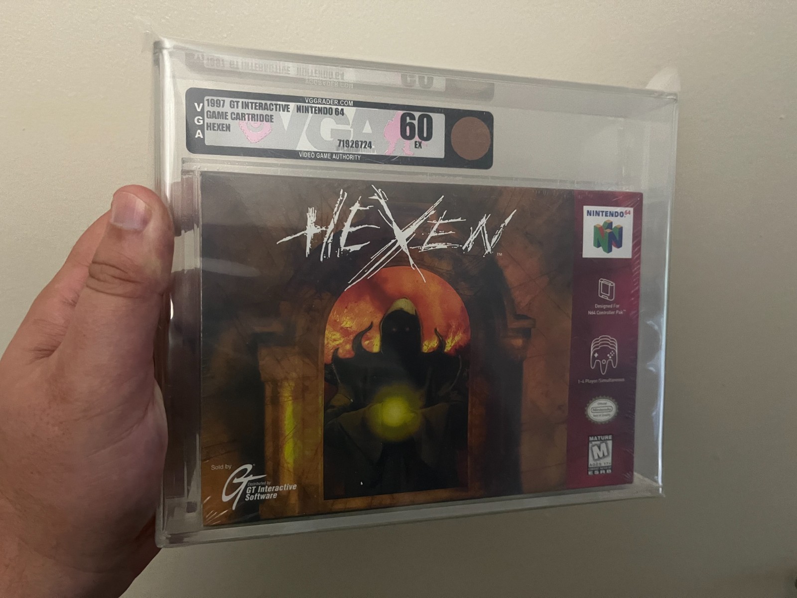 Hexen (1997) Nintendo 64 Brand New Factory Sealed – Graded VGA 60 – N64