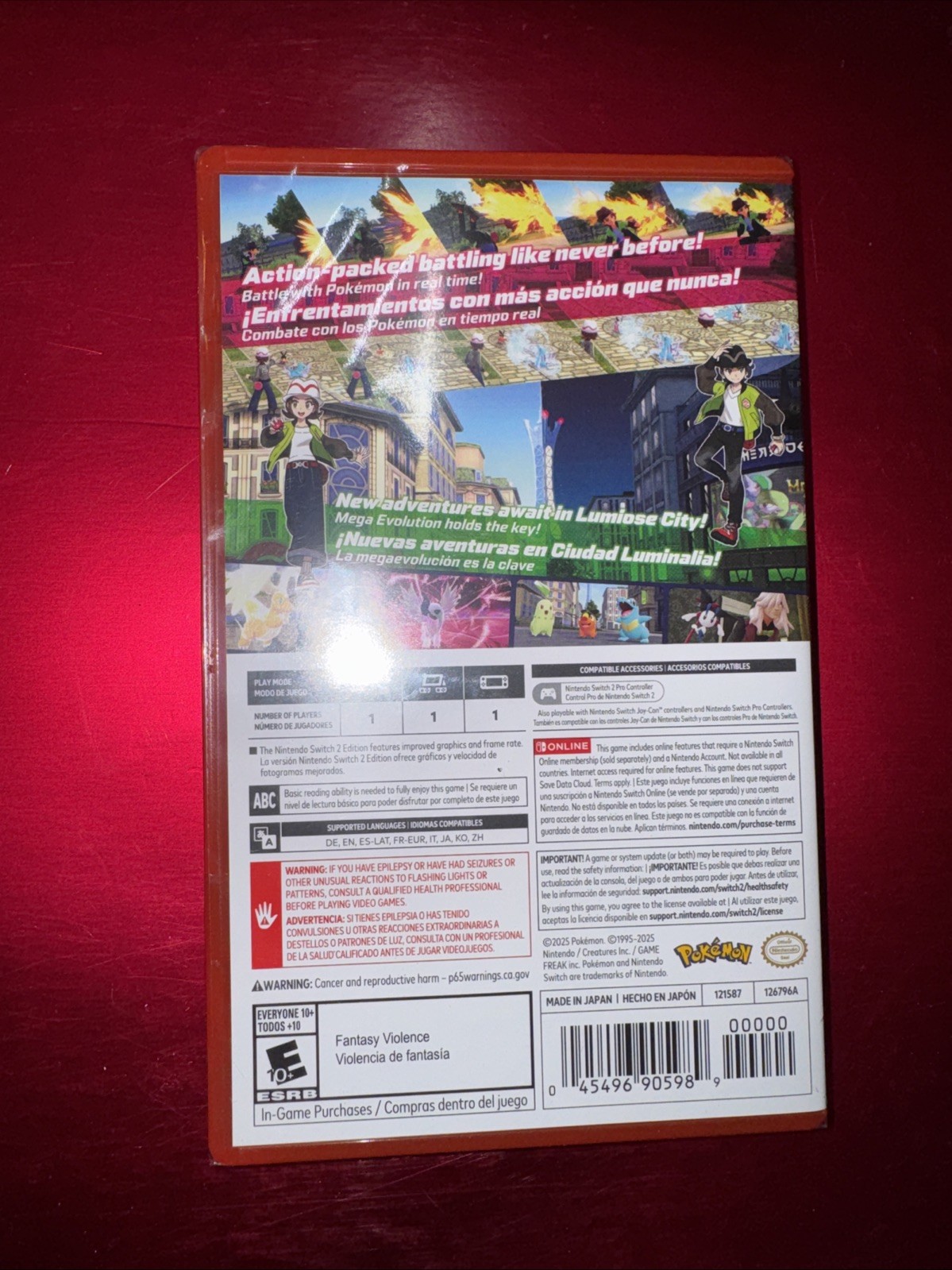 Pokemon Legends: Z-A – Nintendo Switch 2 – BRAND NEW SEALED – USA 🇺🇸