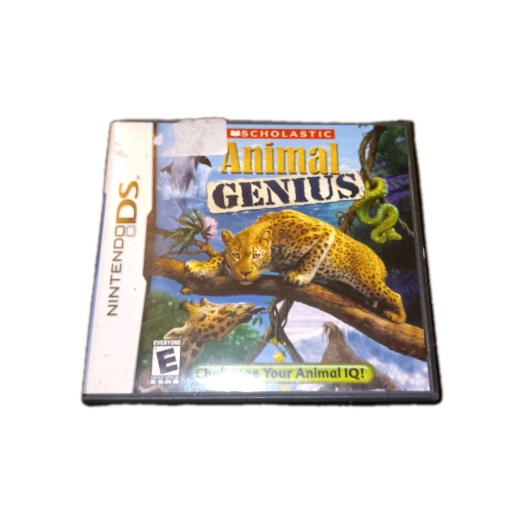 Animal Genius Nintendo DS Video Game Educational Multiplayer Scholastic