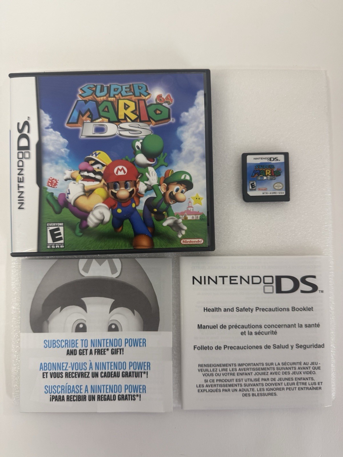 Super Mario 64 DS (Nintendo DS, 2004) Nice & Clean – No Manual – TESTED