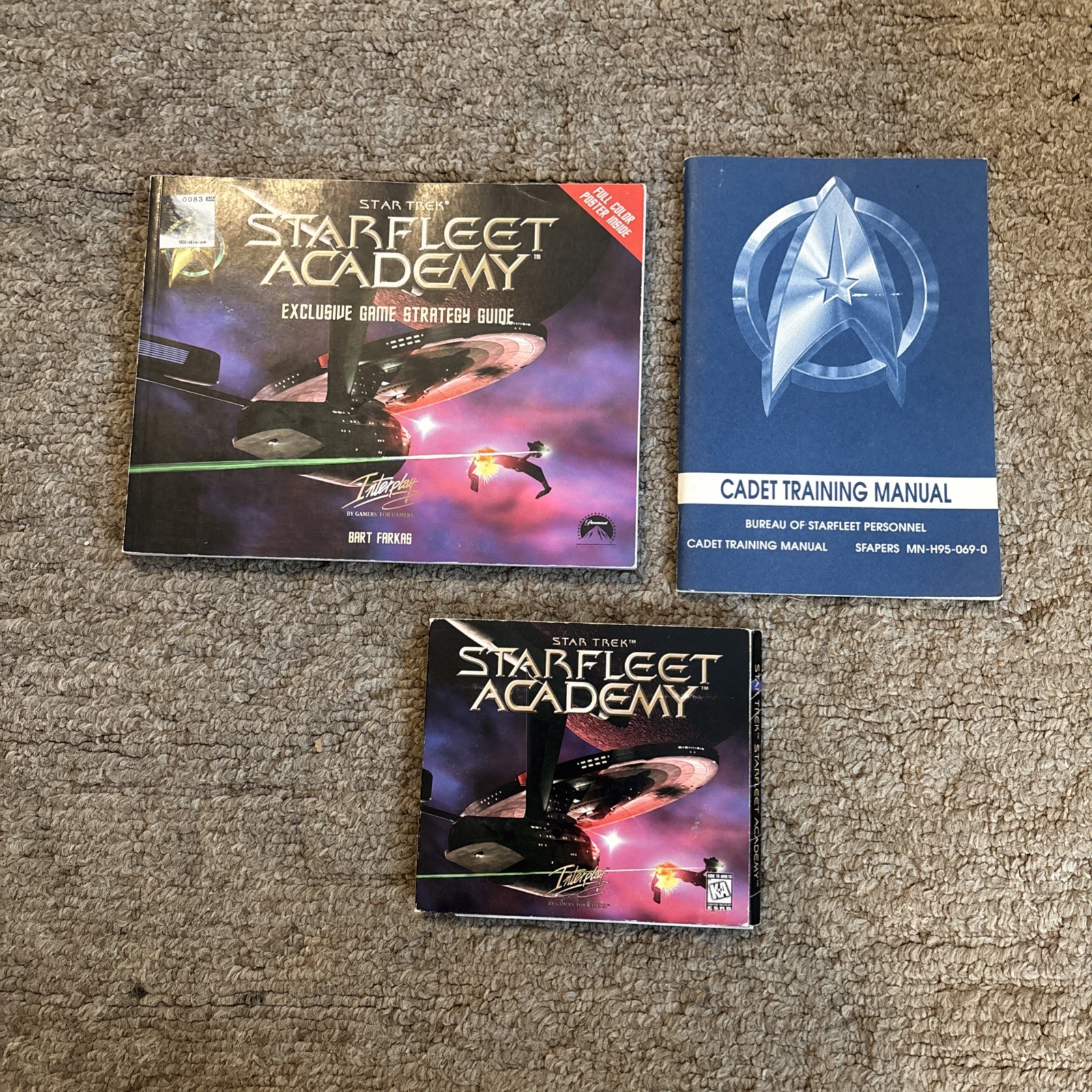 Star Trek: Starfleet Academy (PC: Windows, 1997) – US version W/ Strategy Guide