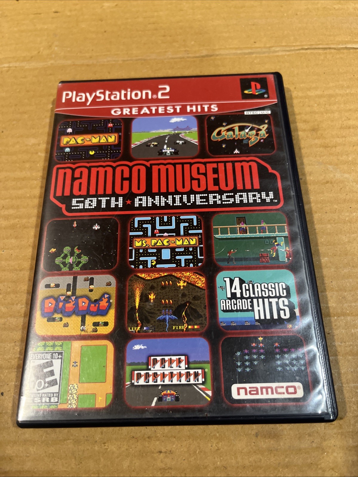 Mix Lot Of 7 PS1/PS2 Games Underground, Namco Museum, poker, Shrek, NBA Live