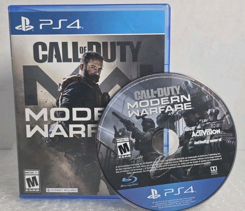 Call of Duty Modern Warfare Sony PlayStation 4 PS3 Complete In Box CIB Tested Ac