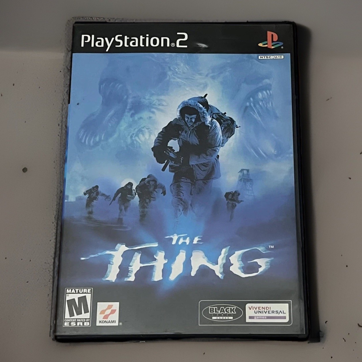 The Thing PlayStation 2 PS2 Game Vivendi Universal M NTSC-U/C 2002 Horror