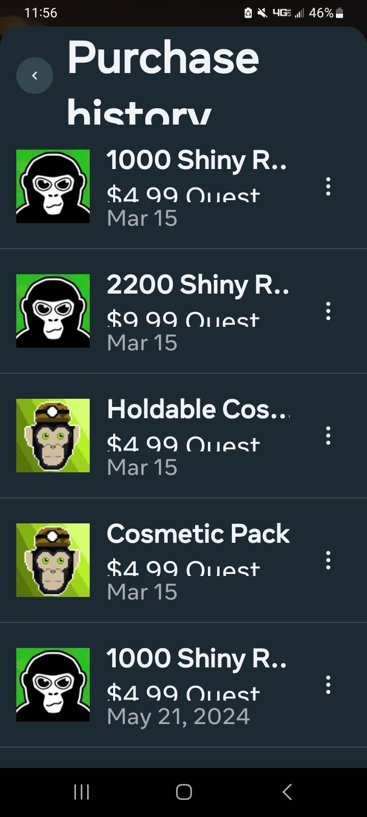 meta quest account