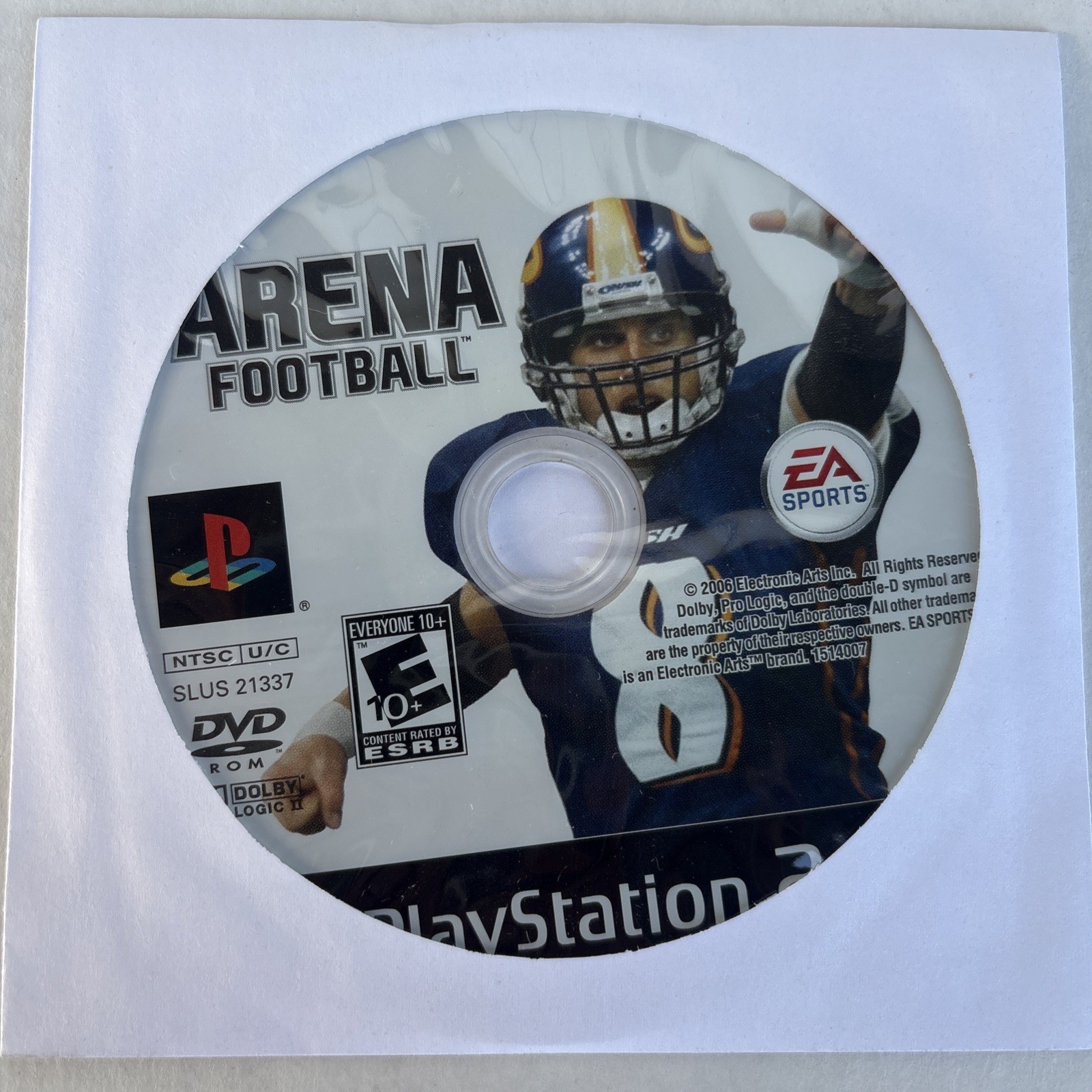 Arena Football PlayStation 2 PS2 DISC ONLY NO TRACKING *Tested*