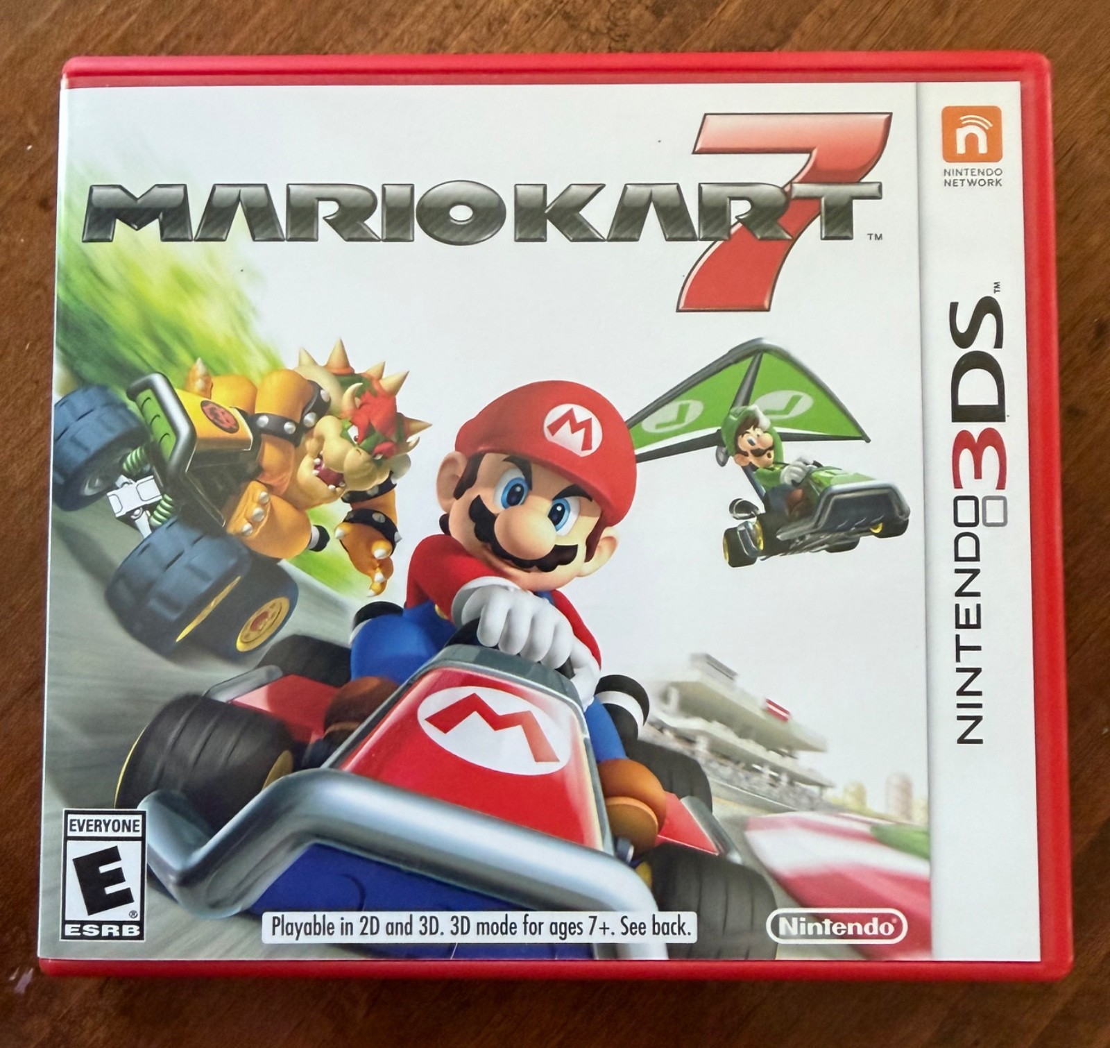 Nintendo Mario Kart 7 3DS Complete Case/Manual Multiplayer Online E NTSC