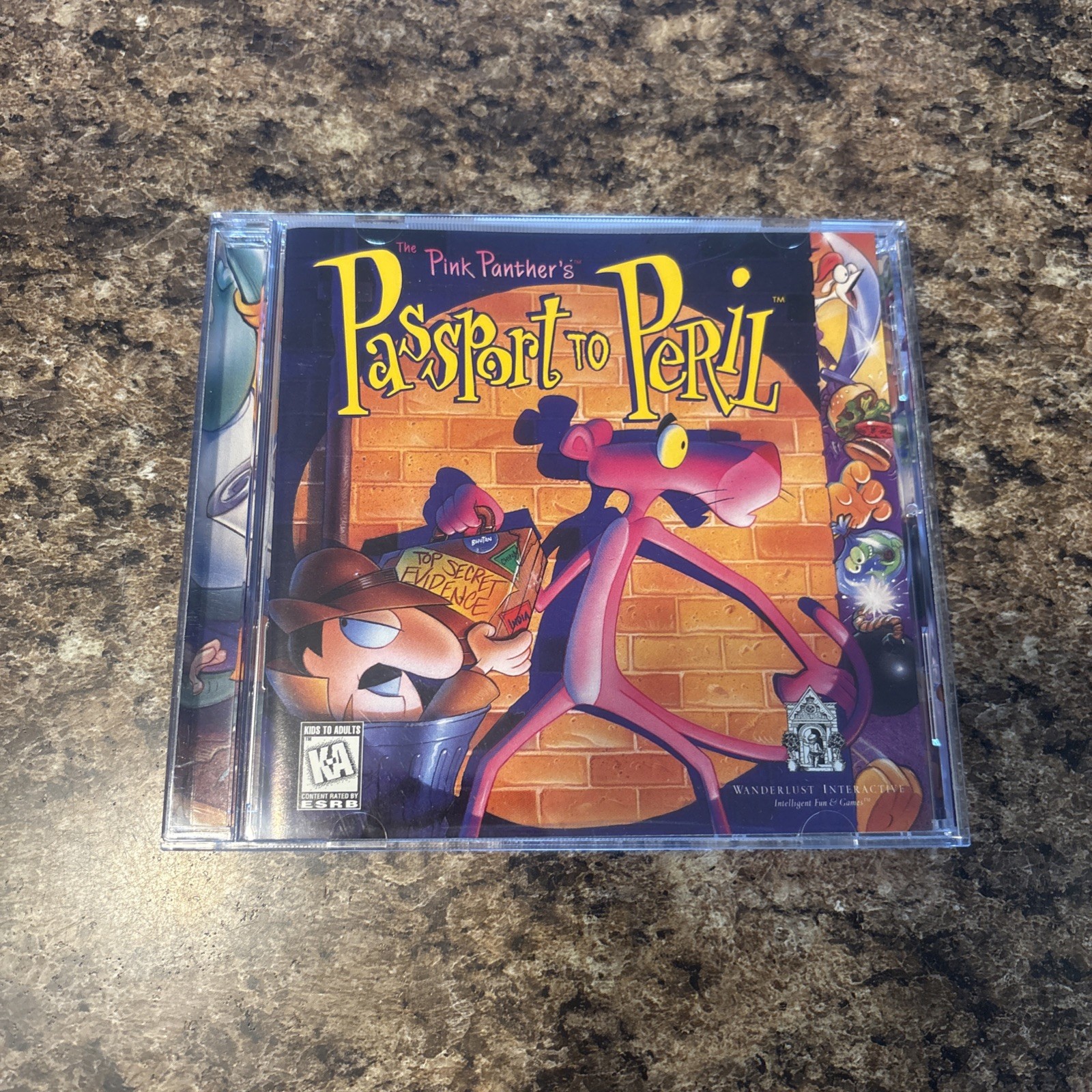 The Pink Panther Passport to Peril CD-ROM PC Game Windows 95/3.1