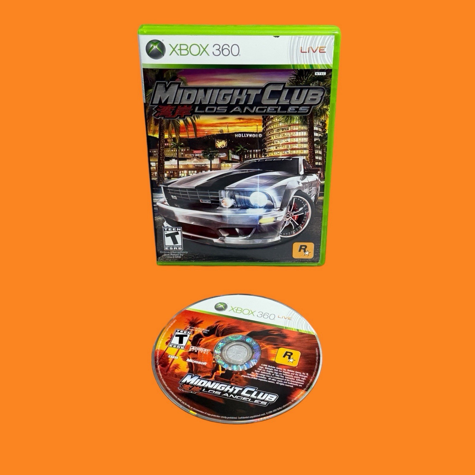 Mint💿! Midnight Club: Los Angeles VG Refurb + 1yr Warranty Xbox 360 NO MANUAL