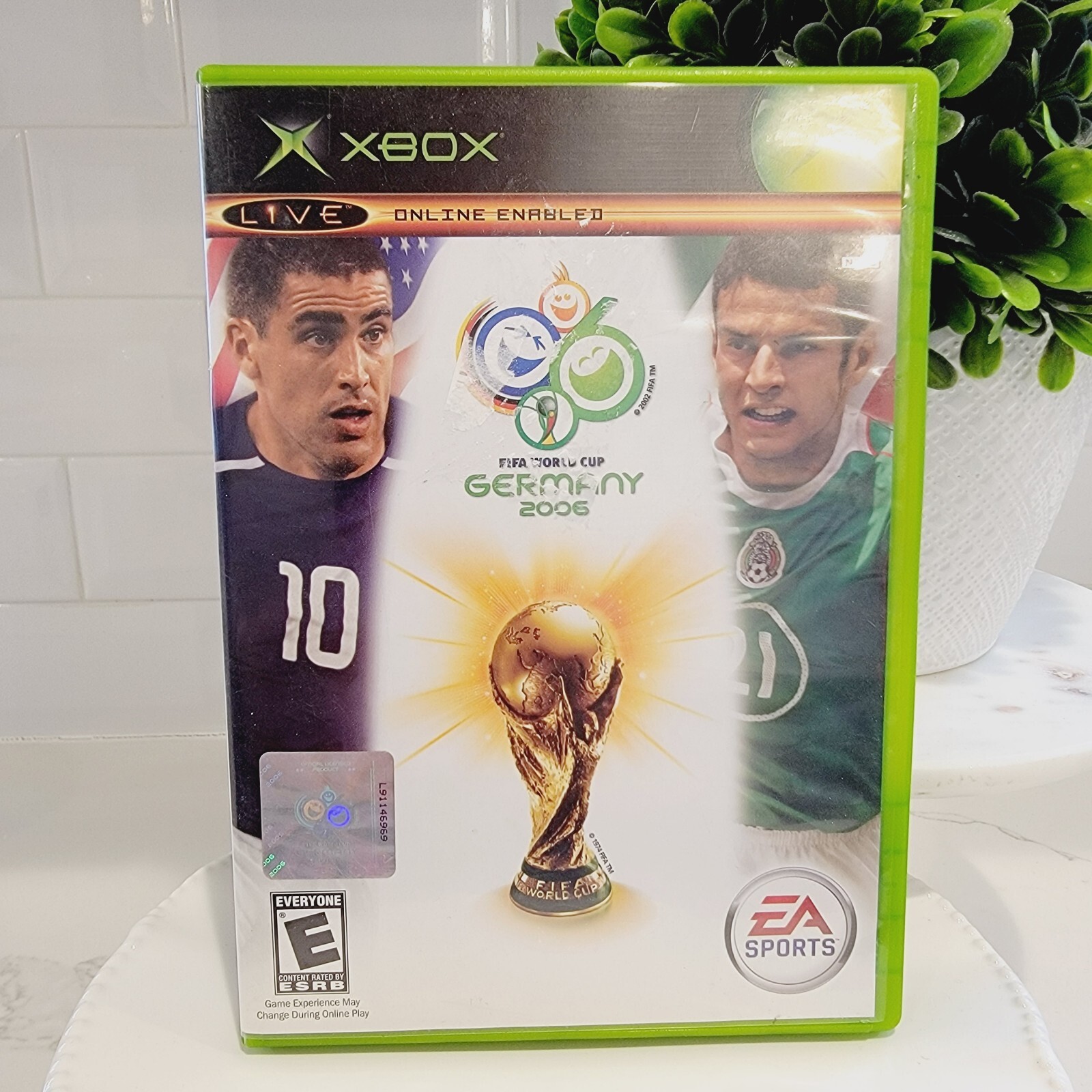 XBOX FIFA 2006 WORLD CUP GERMANY CIB With Manual Futbol Soccer