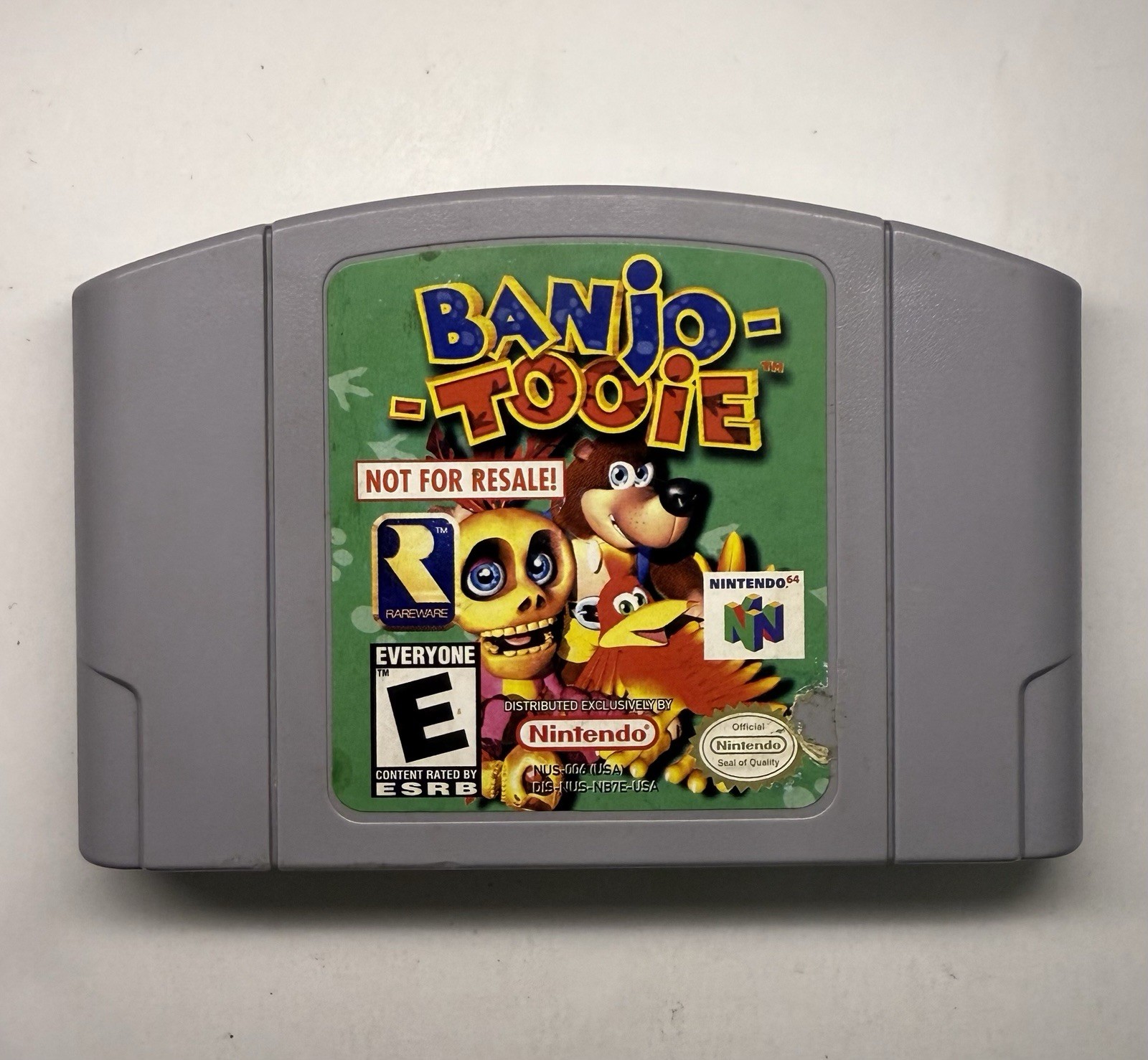 Banjo-Tooie (Nintendo 64, 2001) N64 Not For Resale NFR Authentic Tested