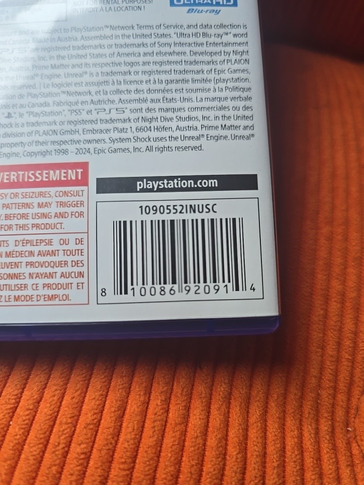 System Shock (Sony Playstation 5) NA VERSION