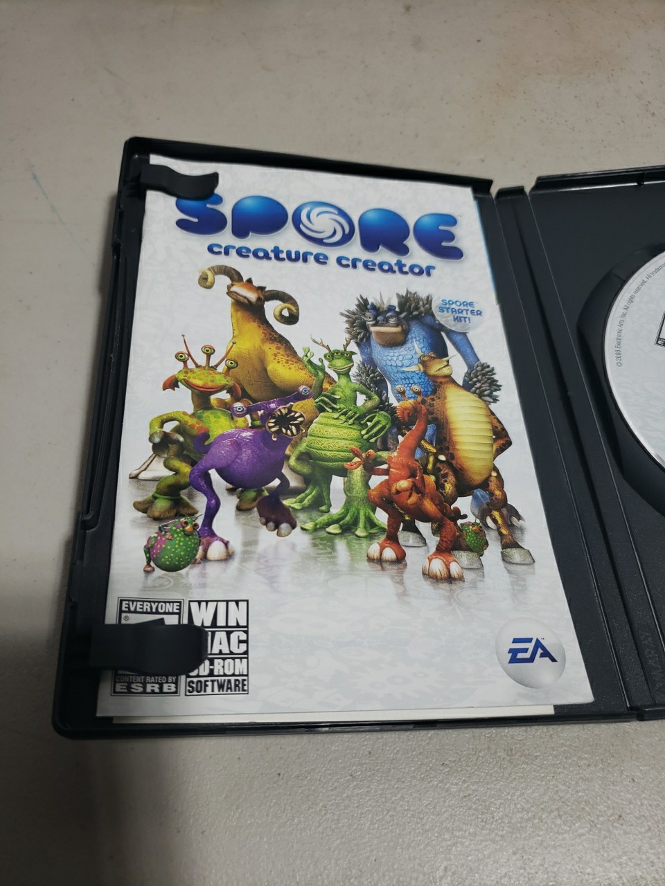 Spore Creature Creator (Windows/Mac, 2008) CIB – WITH MANUAL – CD ROM