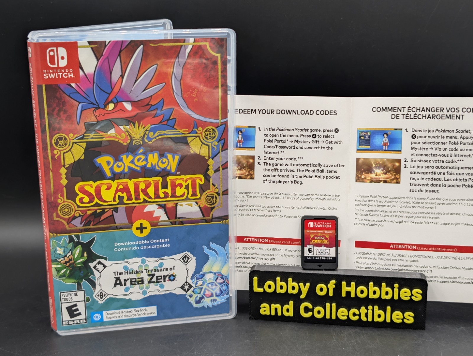 Pokemon Scarlet & The Hidden Treasure of Area Zero DLC Bundle (Nintendo Switch )