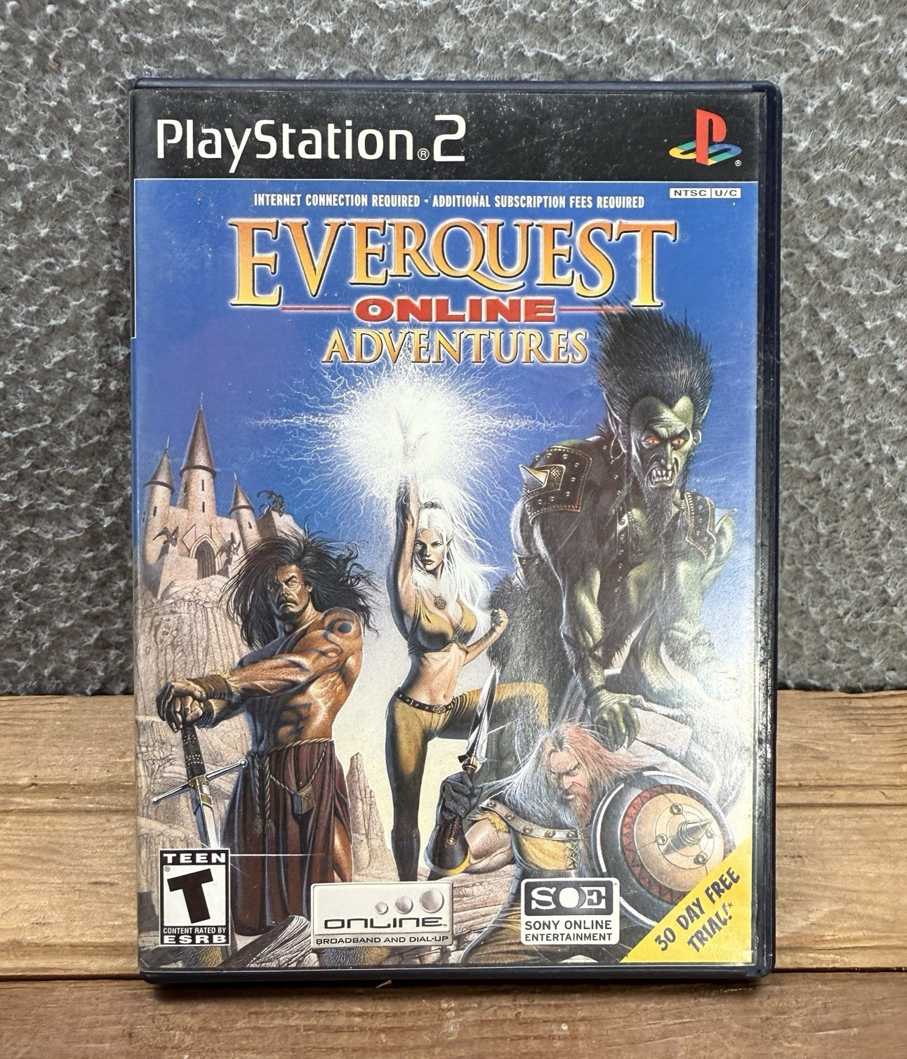 EverQuest Adventures PlayStation2 Role Playing MMORPG Action Game Complete CIB