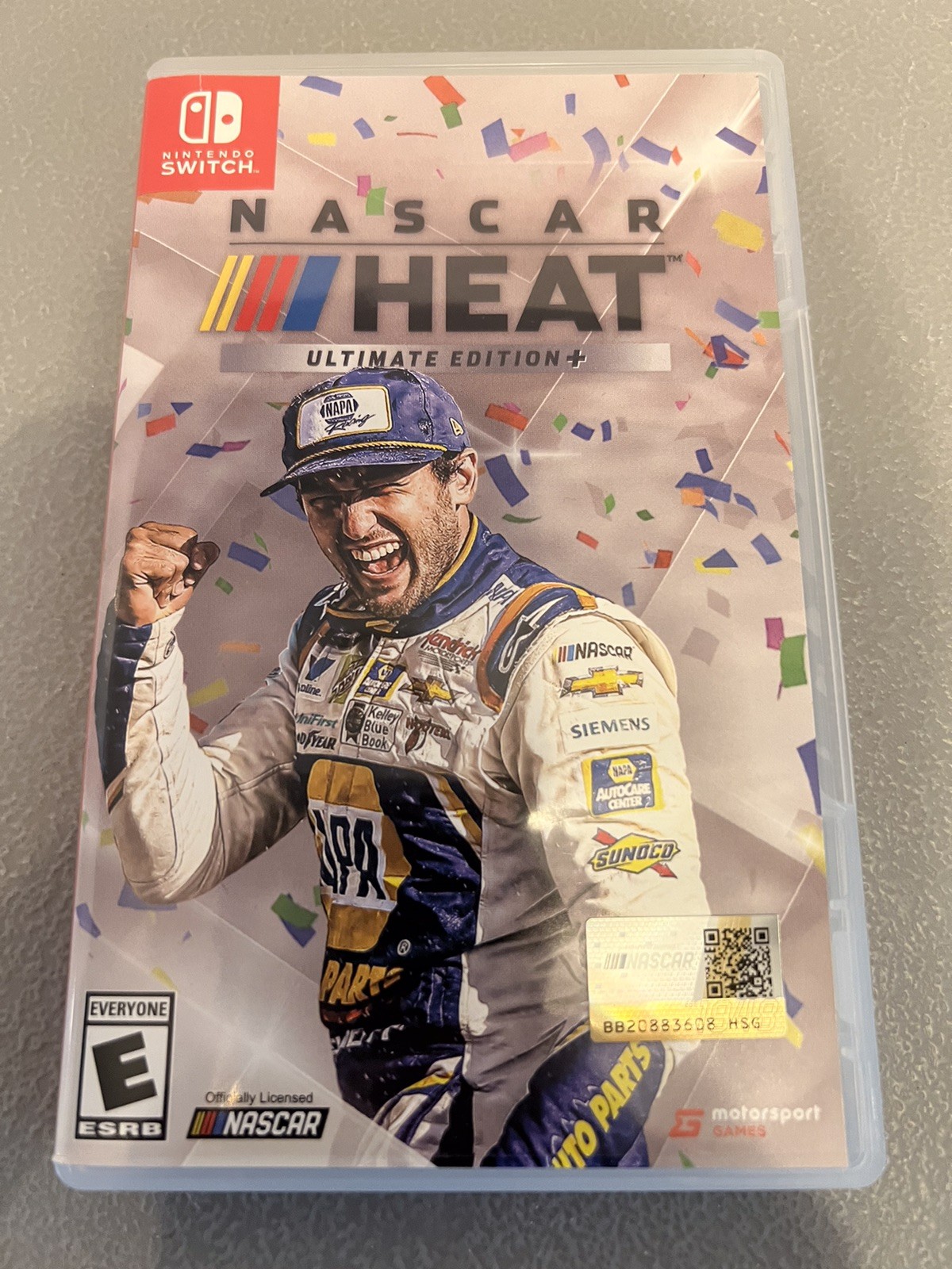 NASCAR Heat Ultimate Edition+ Nintendo Switch Racing Game E NTSC-U/C with case!!