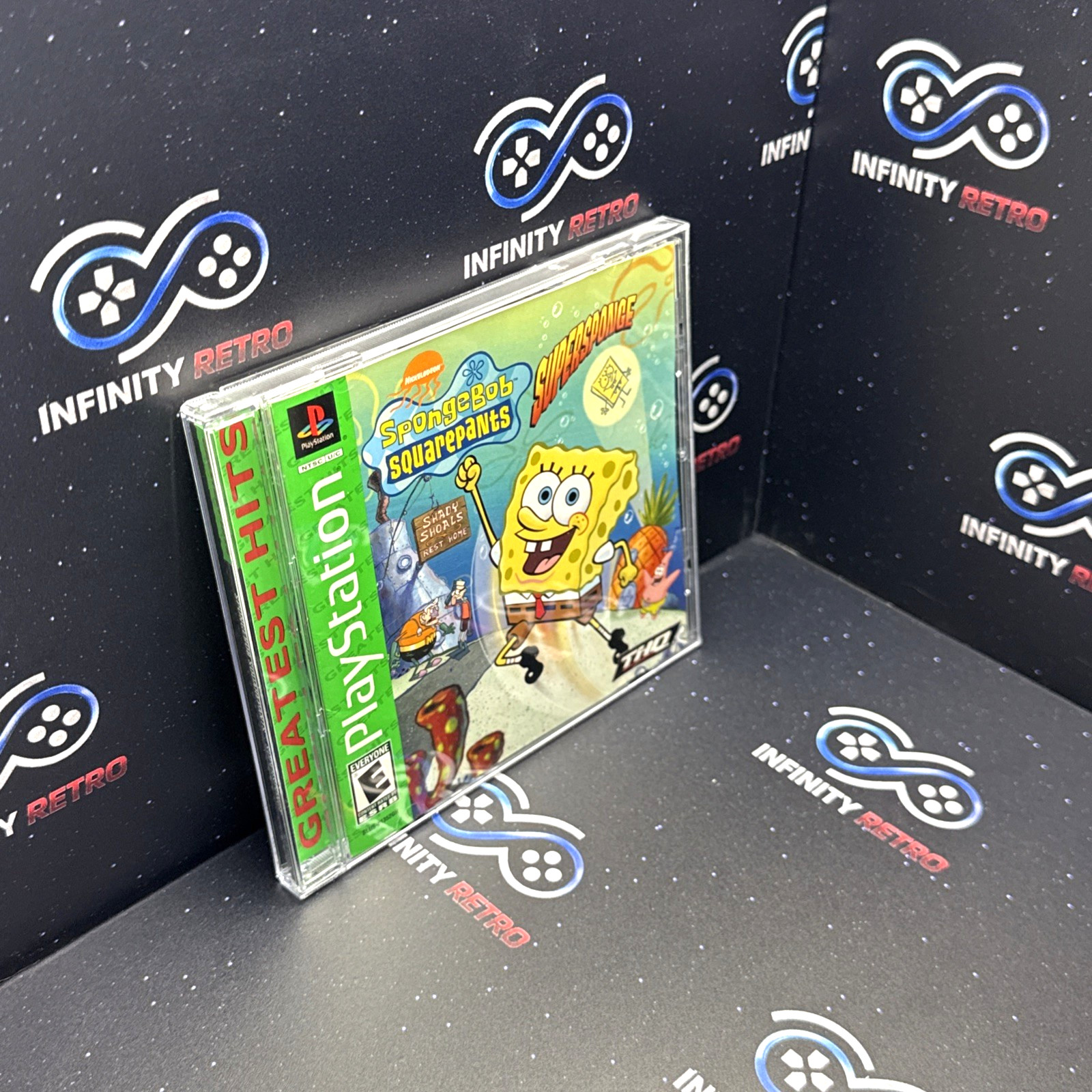 SpongeBob SquarePants: SuperSponge Sony Playstation PS1 CIB Refurbished & Tested