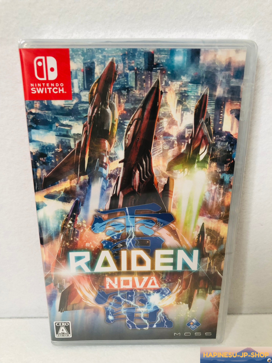 Raiden NOVA Nintendo Switch shooting Video Game Sealed Japan New