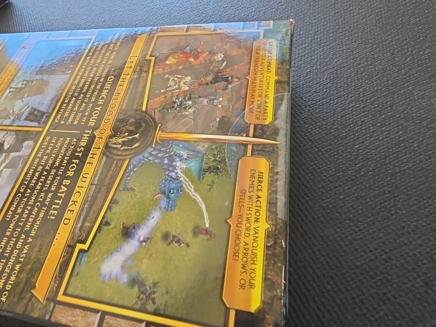 RARE DUNGEON SIEGE PC-CD Video Game 2 CD Role Playing CHRIS TAYLOR RPG Fantasy