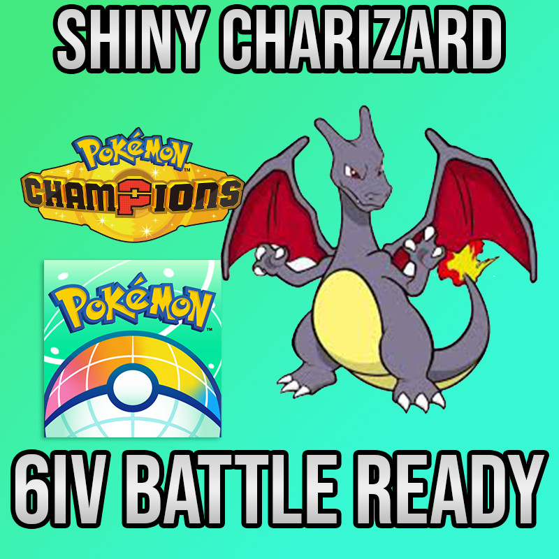 ✨6IV SHINY Charizard Y + EVS🚀 POKEMON HOME✨Champions✨Online delivery⚡