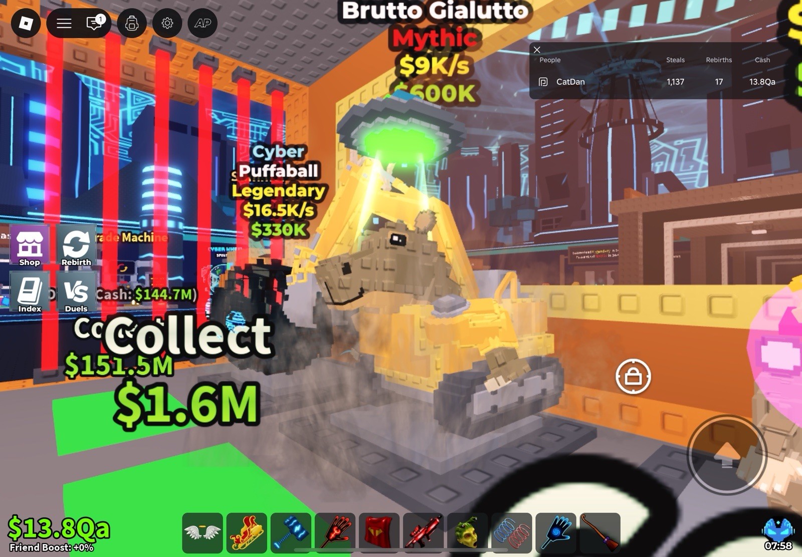 Steal a Brainrot Brutto Gialutto Ultra Rare UFO Trait Getting Buffed!