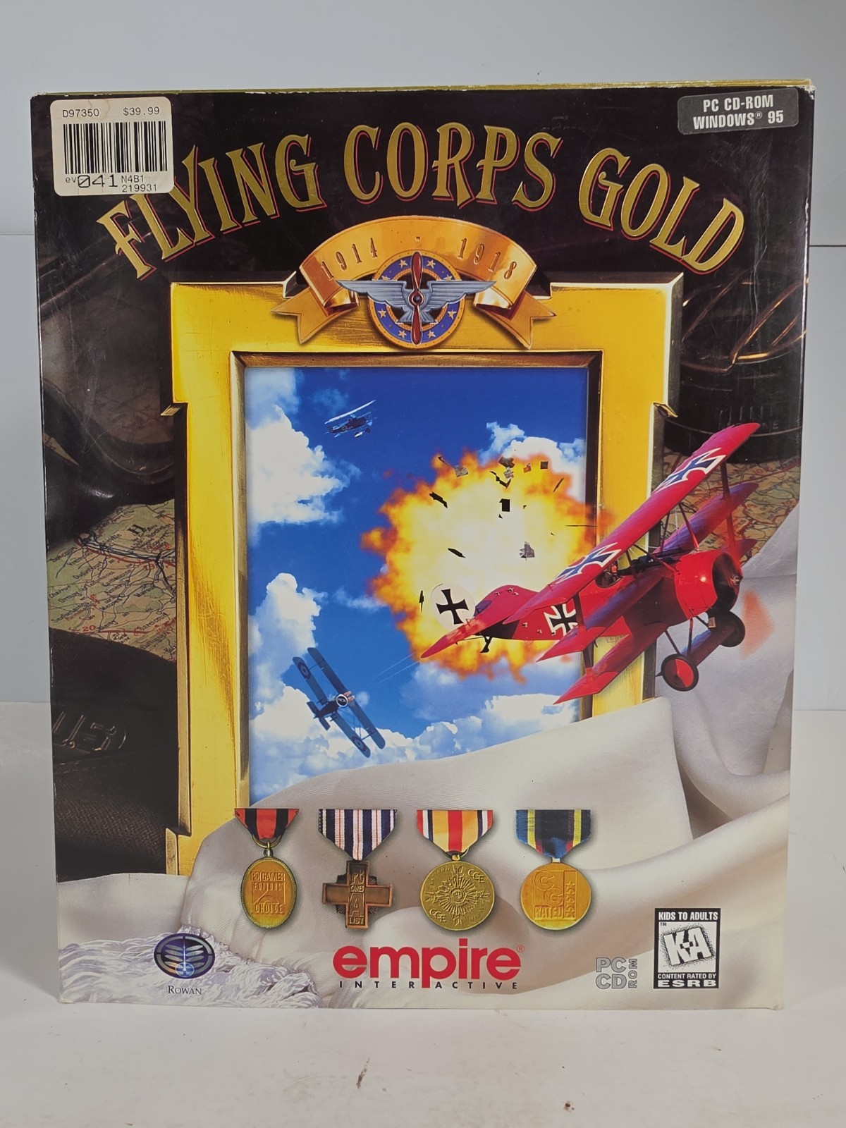 Flying Corps Gold (1997) Vintage PC CD-ROM Game – Empire Interactive – Complete