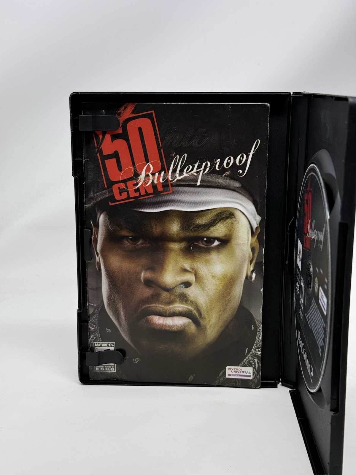 50 Cent Bulletproof PS2 PlayStation 2 Complete CIB Black Label Pristine Disc