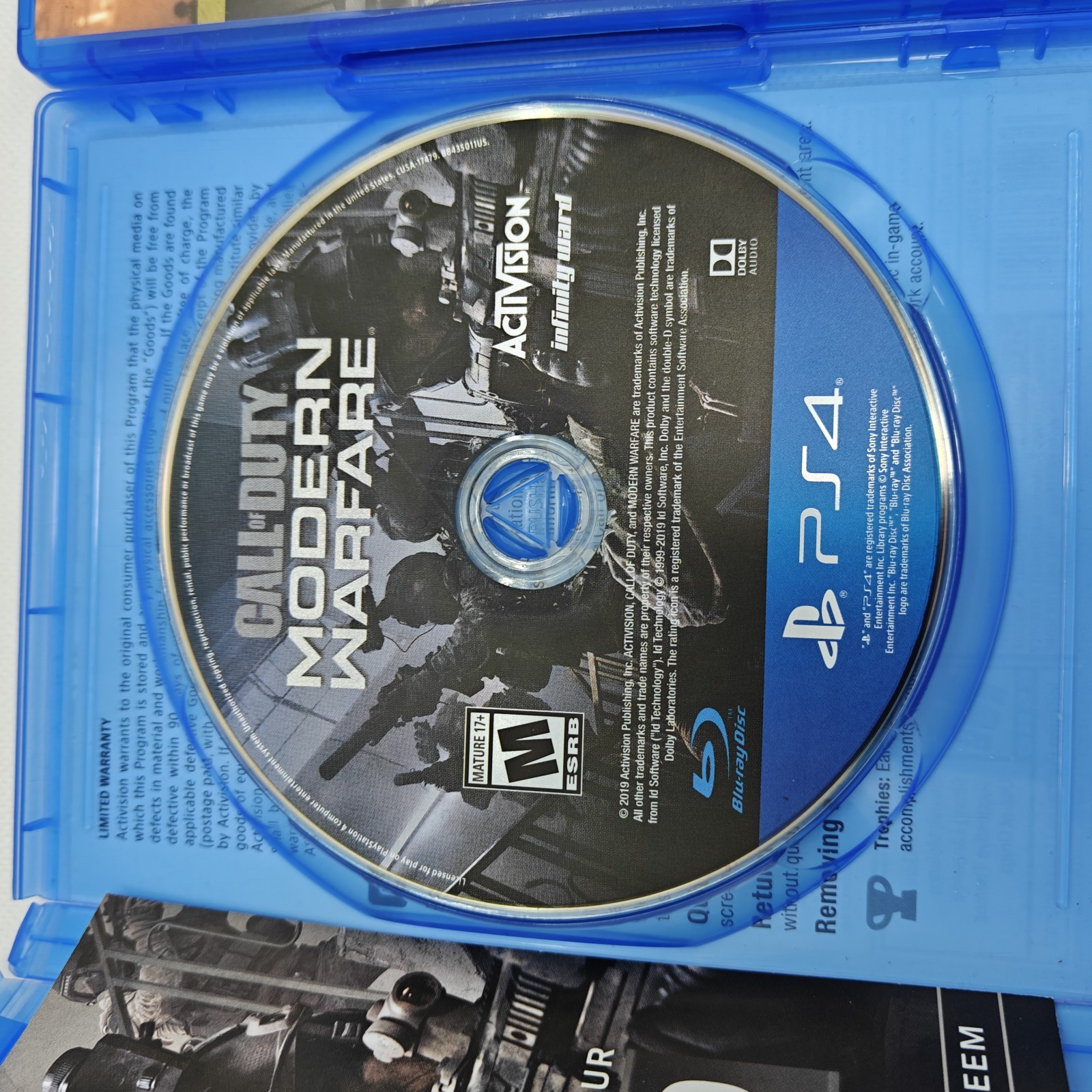 Call of Duty: Modern Warfare Sony PlayStation 4 PS4 Video Game