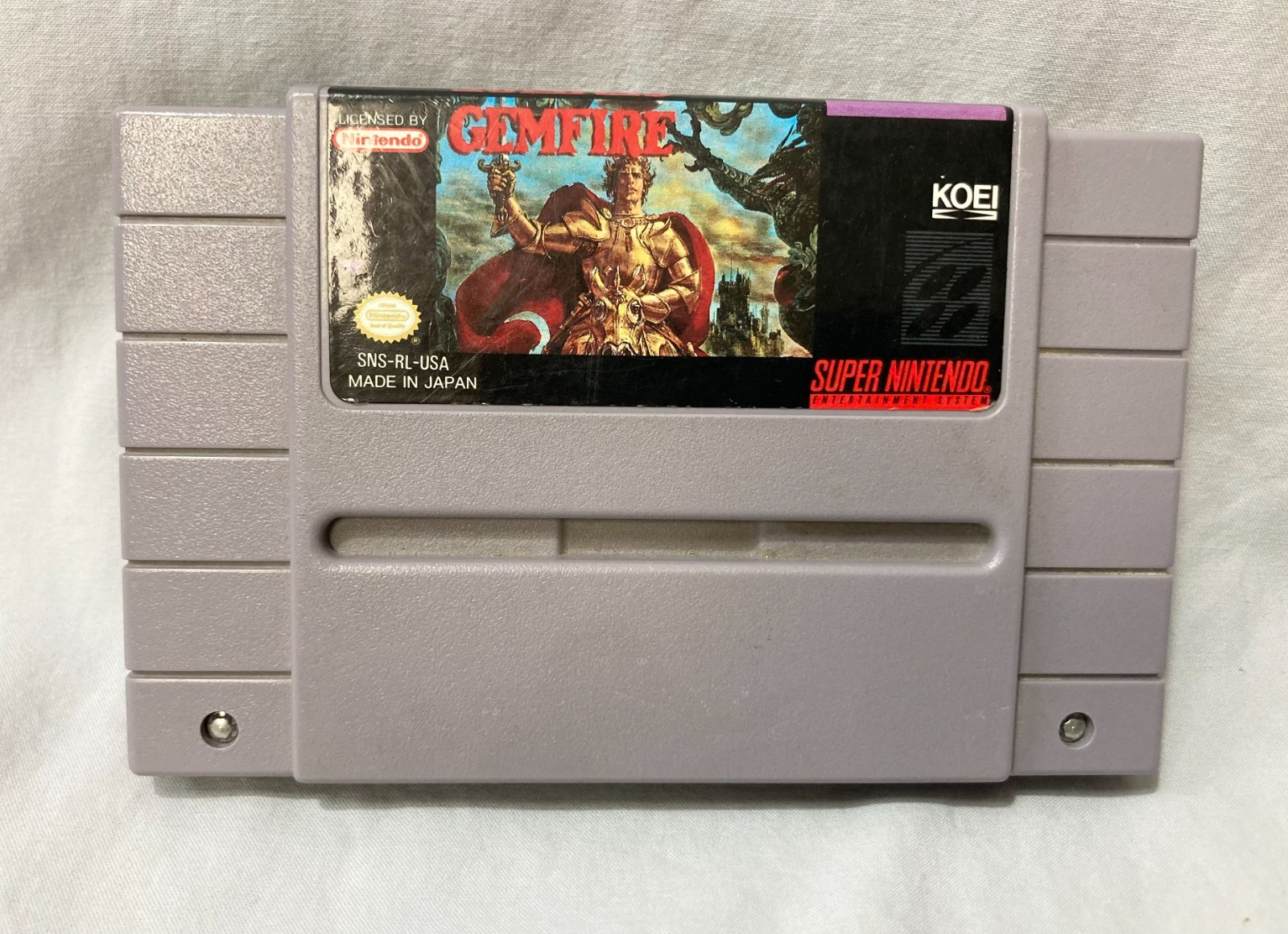 Gemfire (SNES, 1992) Cartridge Only Tested Works