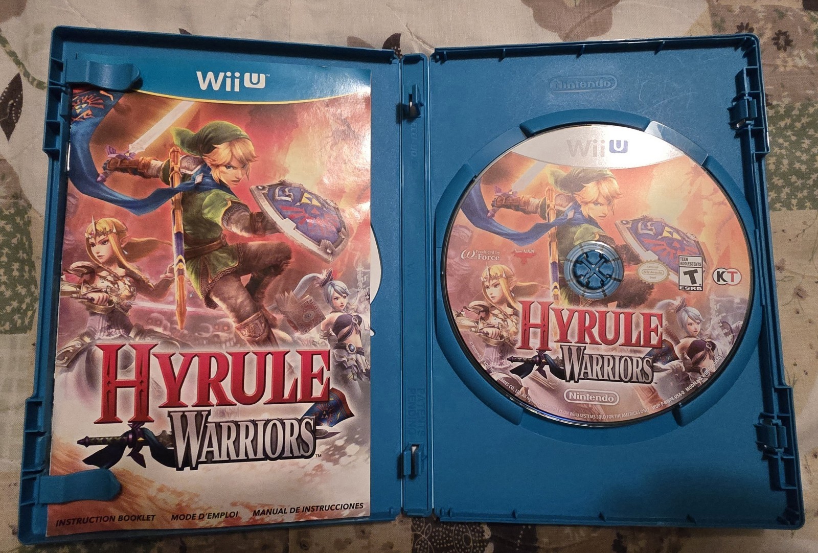 Nintendo Hyrule Warriors Zelda Series Nintendo Wii U Manual Multiplayer T 2014