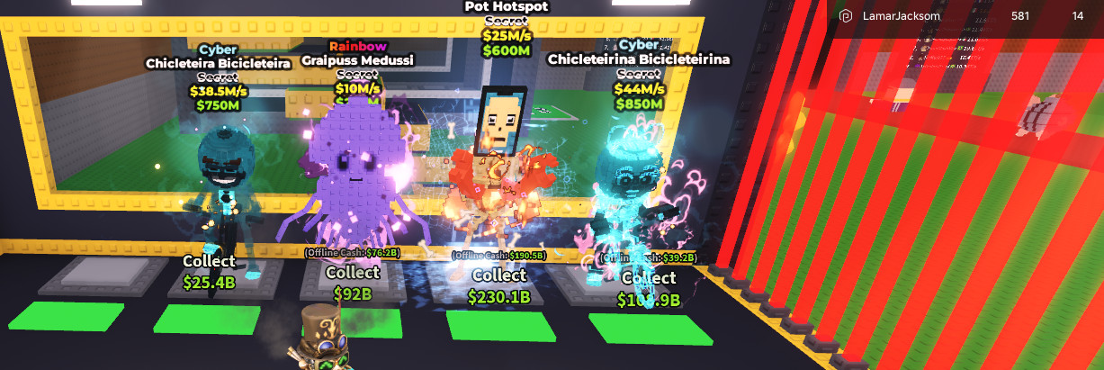 steal a brainrot secret/trade machine only
