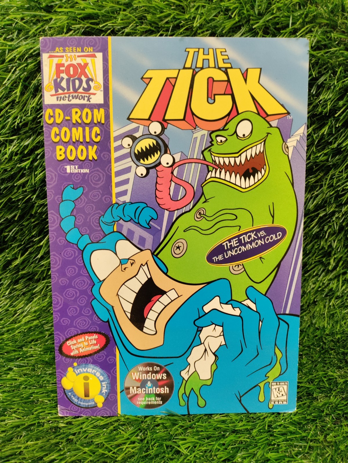 The Tick vs. the Uncommon Cold CD-ROM Comic Book