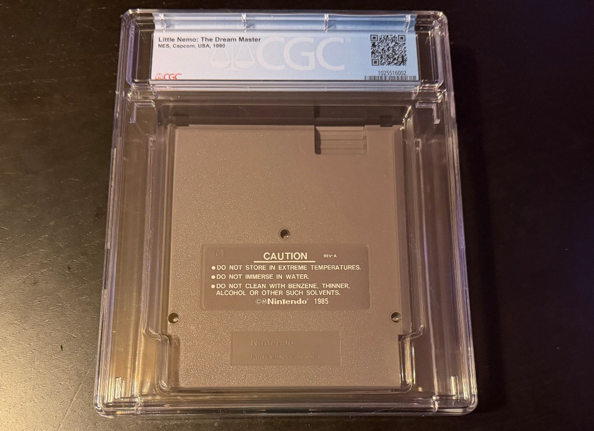 CGC 9.8 Little Nemo: The Dream Master nintendo nes factory brand new GEM MINT