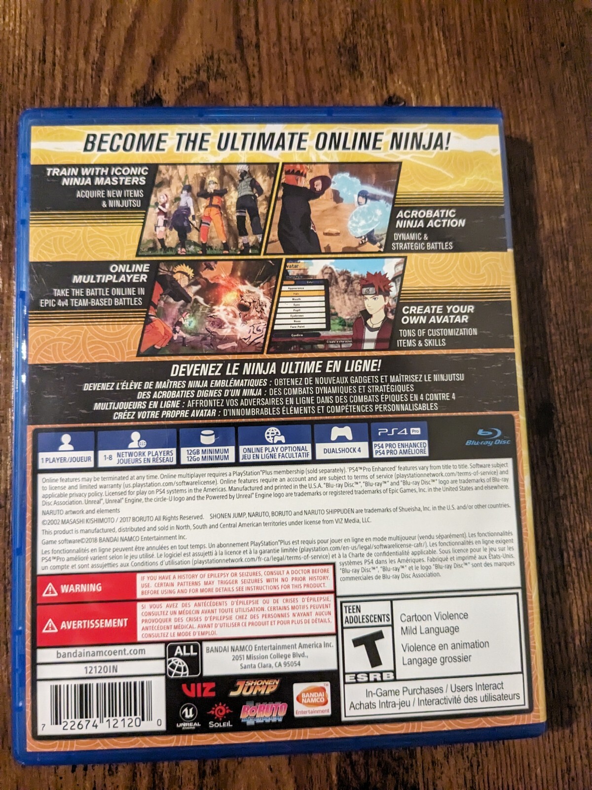 Naruto to Boruto: Shinobi Striker (Sony PlayStation 4, 2018)