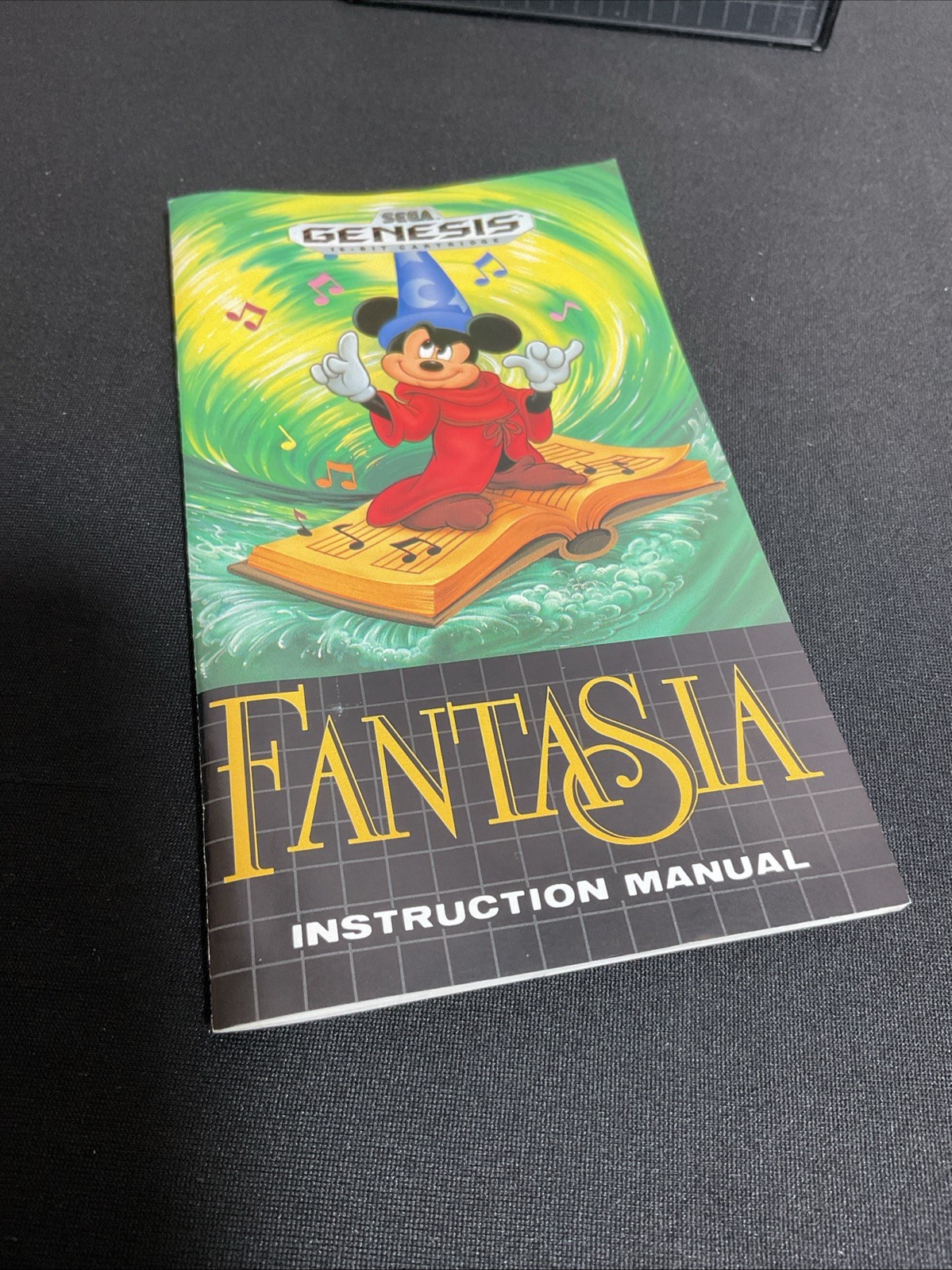 FANTASIA MICKEY MOUSE Sega Genesis Game 1991 CIB