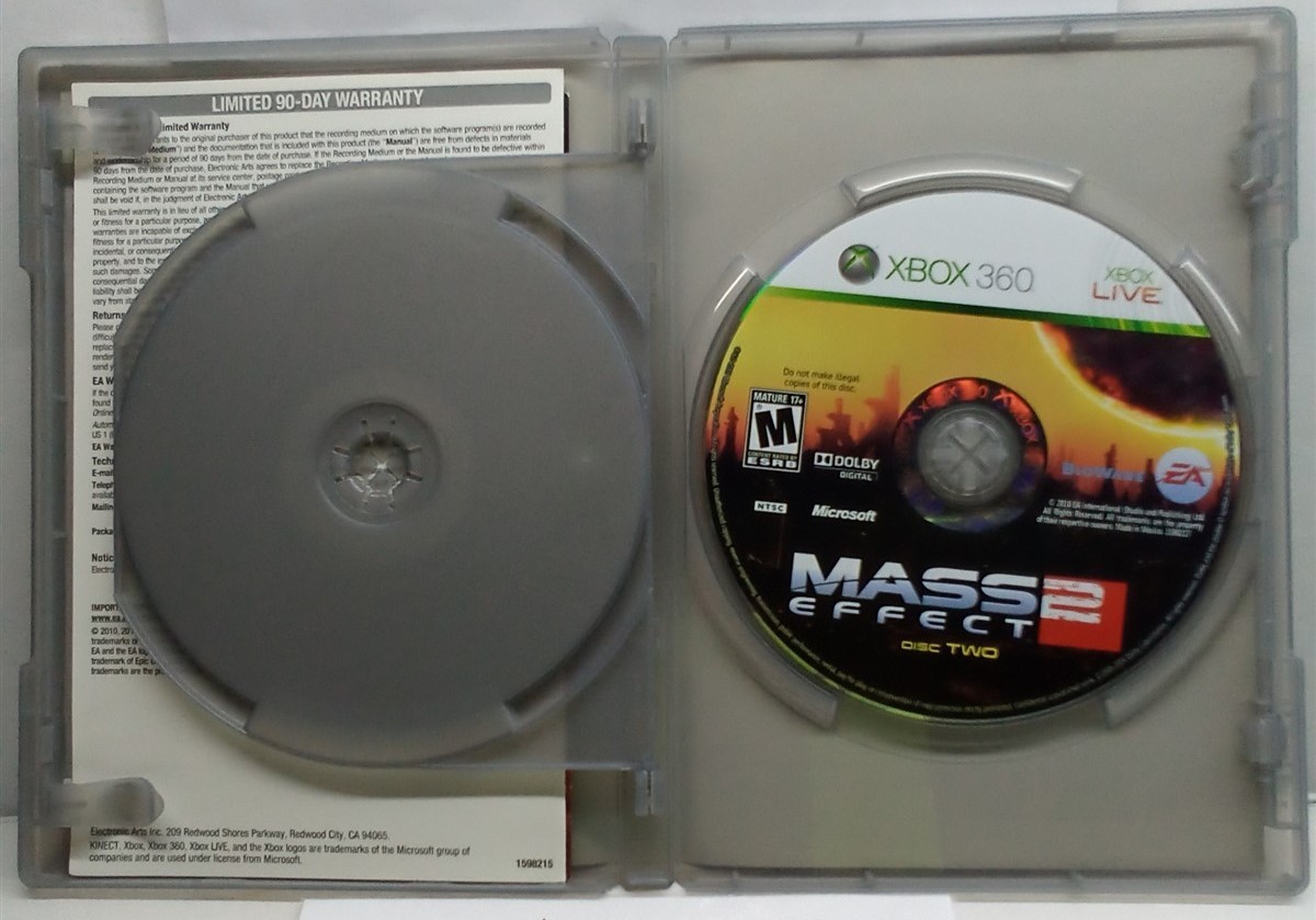 Mass Effect 2 (Xbox 360, 2010) Complete Tested Working – Free Ship