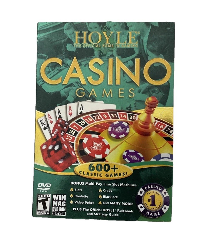 Hoyle Casino Games 600+ Classic Games FOR PC-DVD-ROM Software Encore