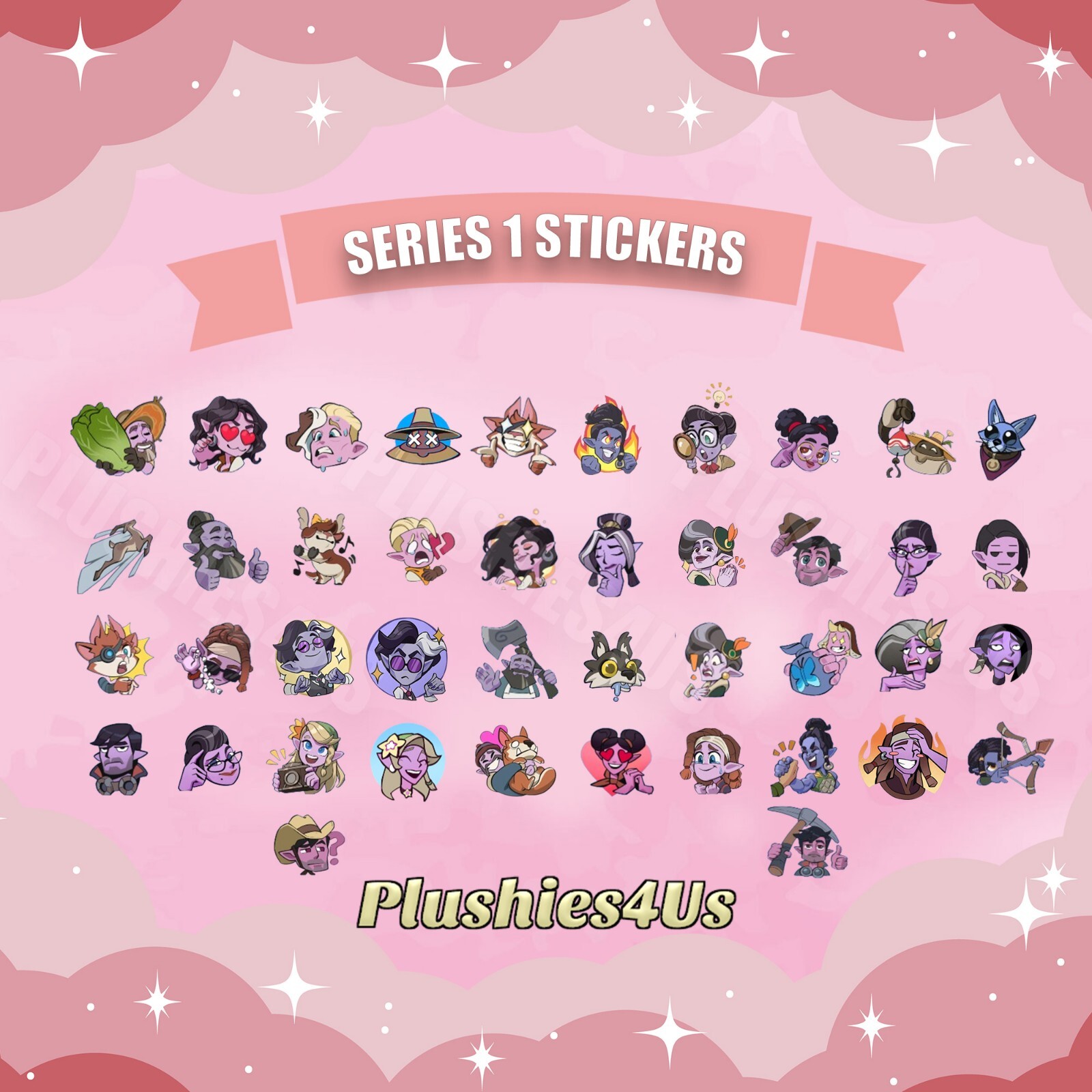Palia Series 1 Stickers | Select your Stickers| Palia Stickers