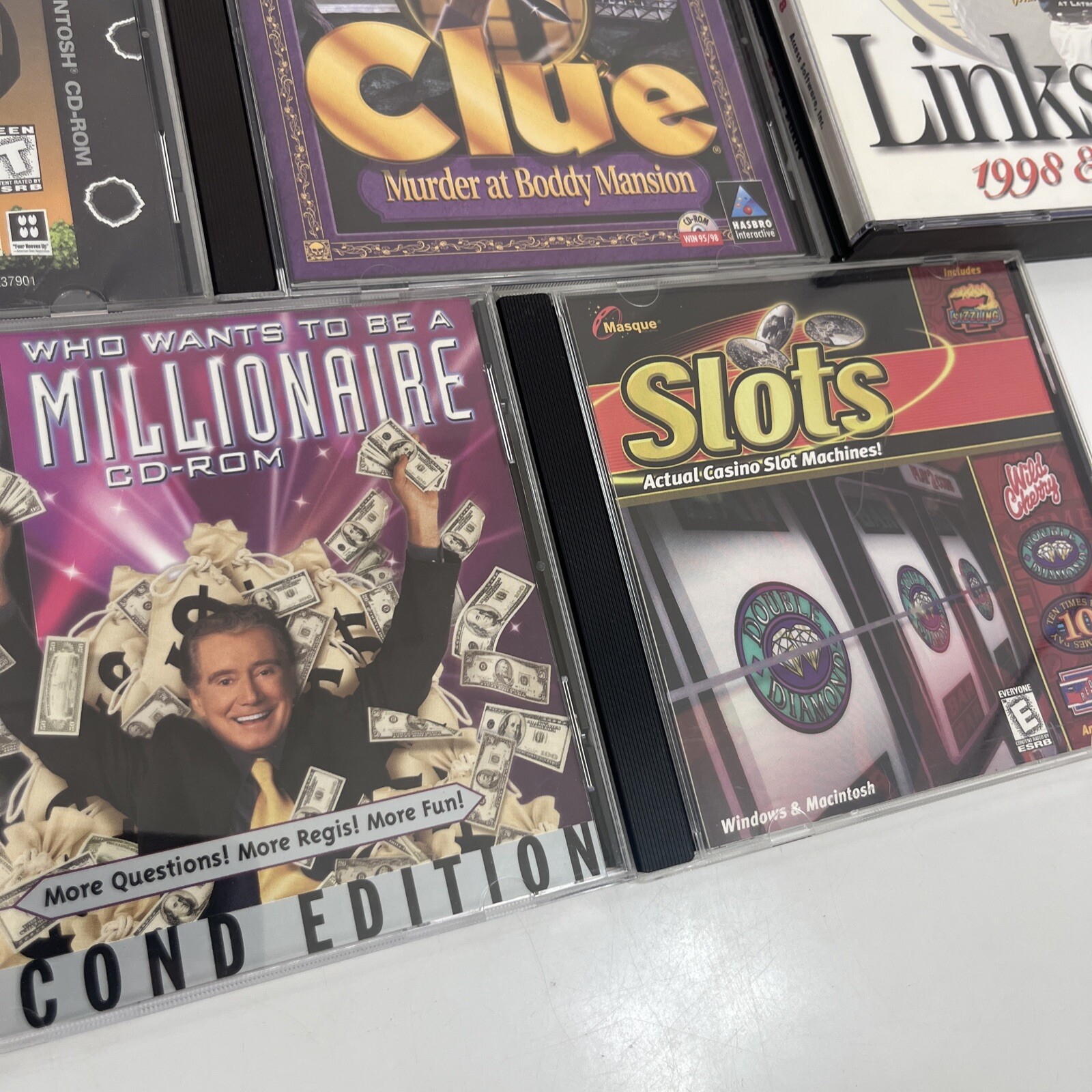 Vintage PC Lot Of Video Games Jewel Cases Various Titles Good Condition