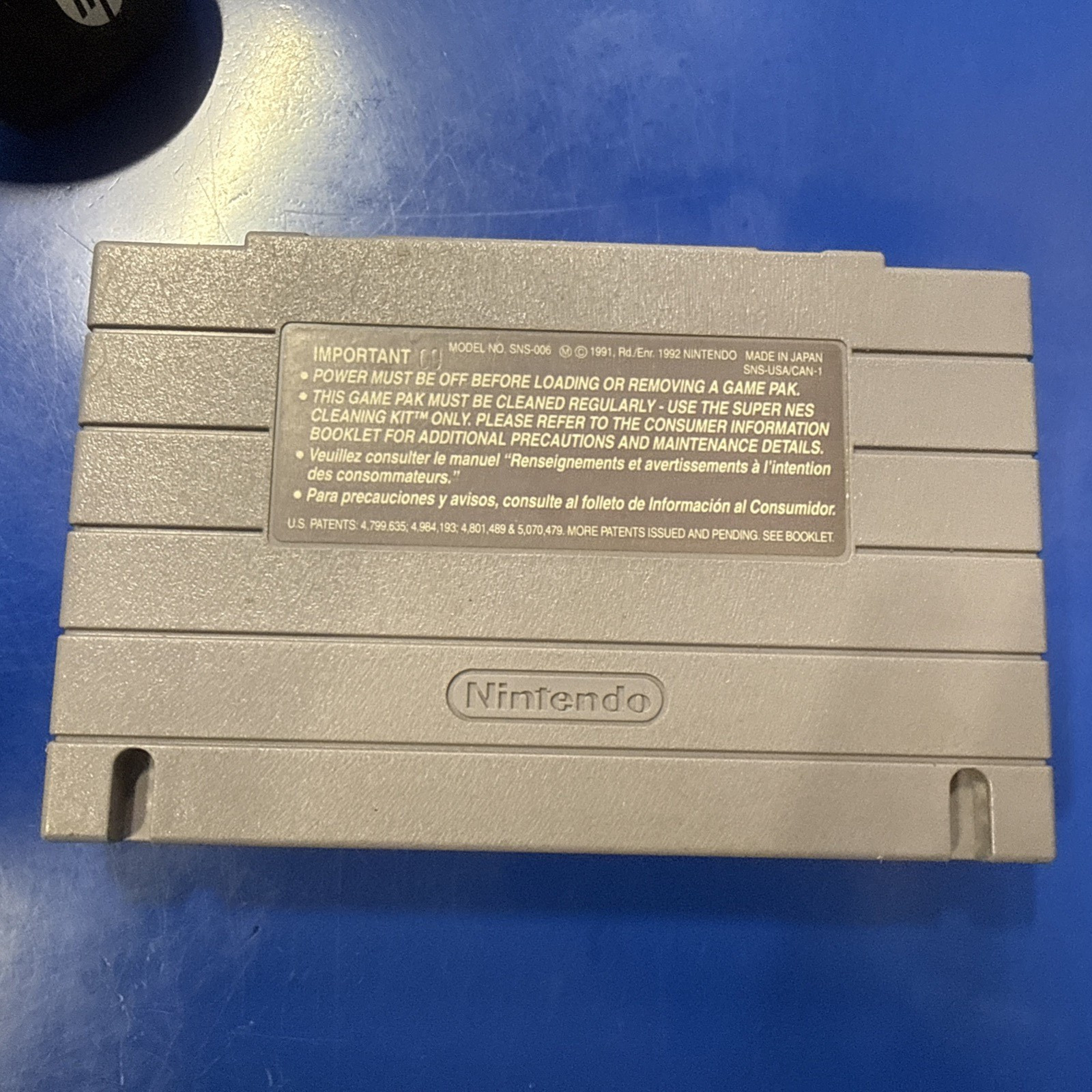 The Lion King Super Nintendo SNES Working Game Cartridge Disney