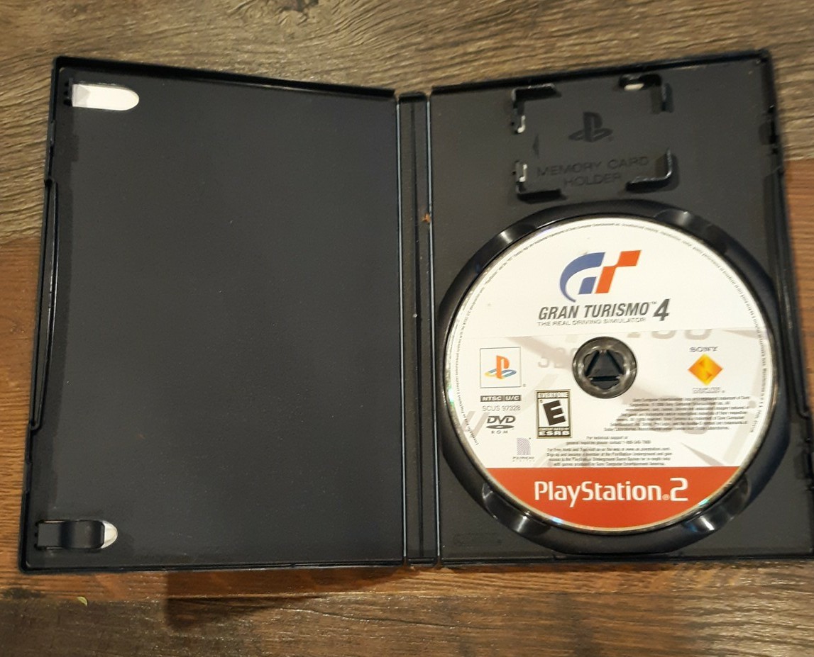 Gran Turismo 4 (Sony PlayStation 2, 2005) No Manual Artwork Damage Works